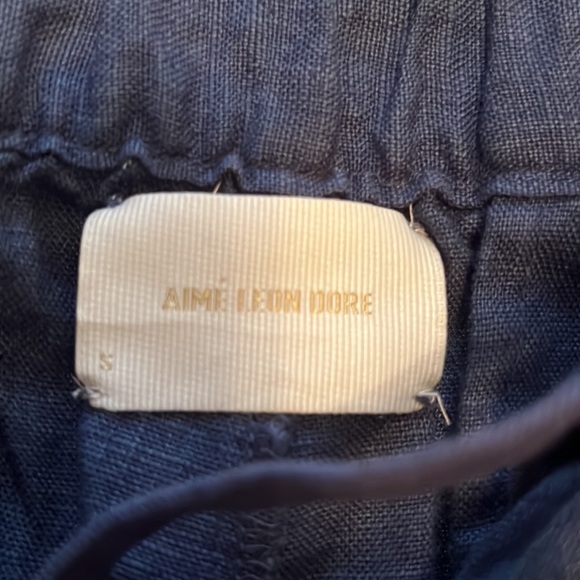 (Never Worn) Aime Leon Dore Blue Linen Pants - Picture 2 of 4